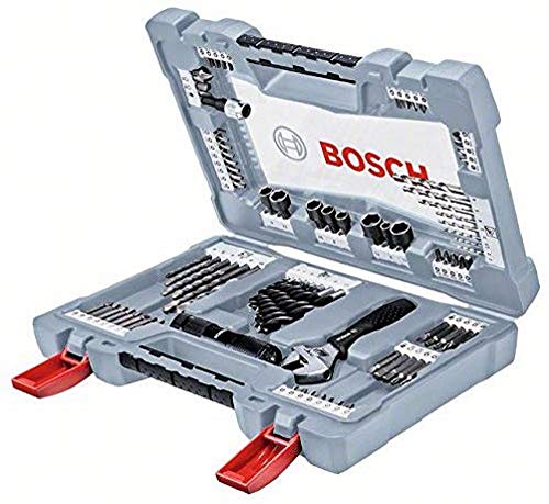 Bosch Professional 2608P00235 Pro - Set di punte e punte per trapano, 91 pezzi