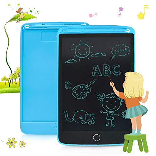 Enotepad LCD Writing Tablets for Kids, Drawing Doodle Board 8.5 Inch Electronic Graphics for Children, Portable Digital eWriter Blue
