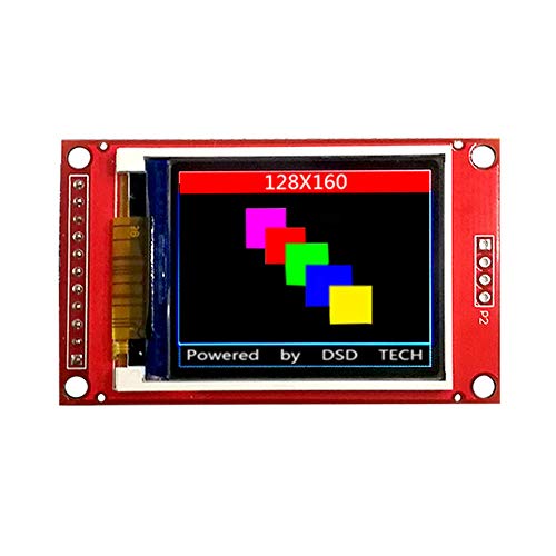 DSD TECH Modulo display LCD TFT da 1,8 pollici con interfaccia SPI per Arduino e MCU