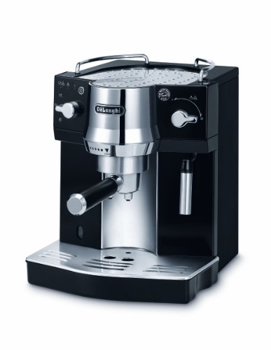 De'Longhi EC 820.B Macchina per caffè Espresso con Pompa, 1450 W, 1 Liter, Plastica, Nero/Acciaio