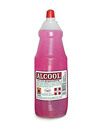 MARGO' SAS DI BARRECA GIUSEPPE& Alcool Denaturato 1 Litro Alcol Etilico Disinfettante Sgrassante Pulizia