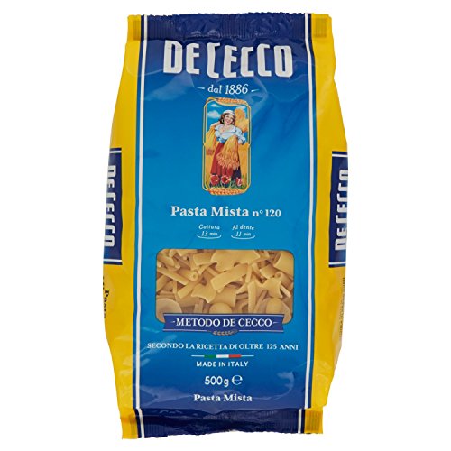 De Cecco - Pasta mista, di Semola di Grano Duro - 6 pezzi da 500 g [3 kg]