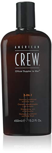 American Crew 3 in 1 - Shampoo / Balsamo e Bagnodoccia 450 ml