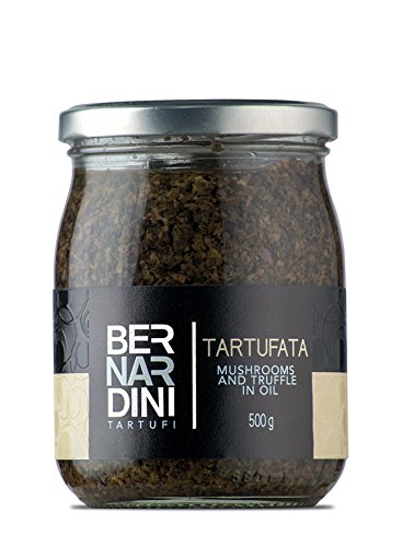Salsa tartufata al tartufo estivo (Tuber aestivum Vitt.) e funghi 500gr - Bernardini Tartufi