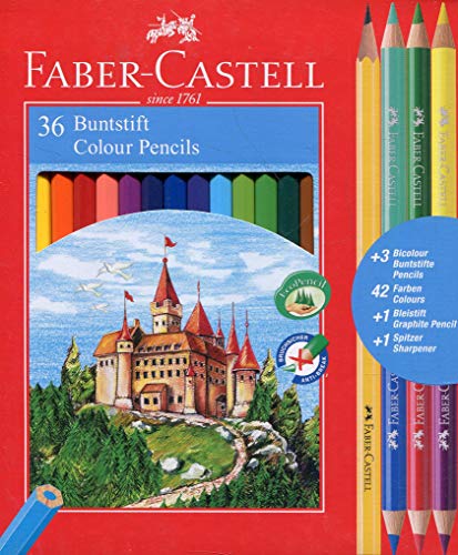 Faber-Castell 110336 Matita Colorata, 36 Pezzi