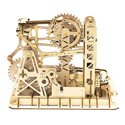 Robotime Puzzle in Legno Tagliato al Laser | Kit Modello Set Costruzione | 3D Puzzle Gioca (Lift Coaster)