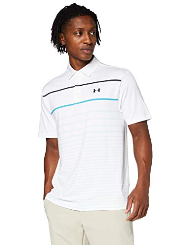 Under Armour Playoff 2.0 Polo, Uomo, Bianco, M