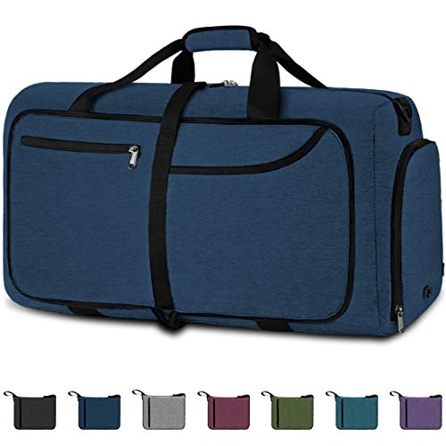 NEWHEY Borsone da Viaggio Pieghevole 40L 65L 80L Grande capacità Duffel Bag Travel Leggero Impermeabile Borsoni da Palestra per Campeggio Viaggio Palestra Sport Vacanza Borsa Uomo e Donna