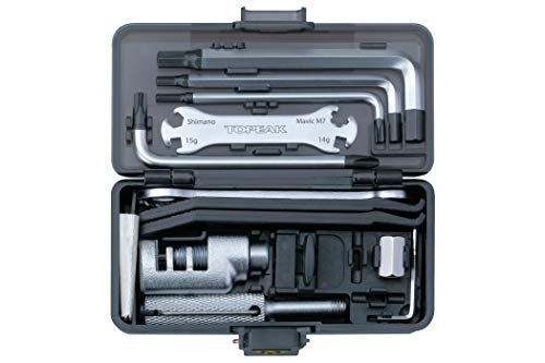 Topeak Unisex Adult Survival Gear Box 30 funzioni Mini Tool, Grey, One size