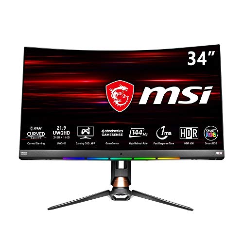 MSI Optix MPG341CQR Monitor Gaming 34