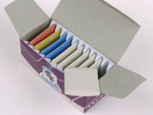 Zanderino - Confezione di 10 gessetti, colori vari