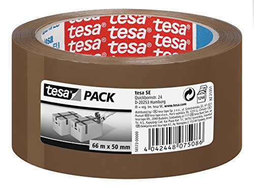 Tesa TE58173-00000-00 tesapack Standard PP Ruidoso 66m x 50mm Marrón