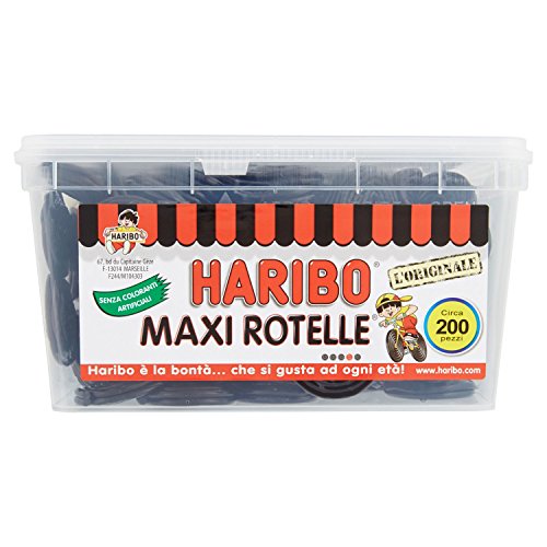 Haribo Maxi Rotelle - 200 pezzi