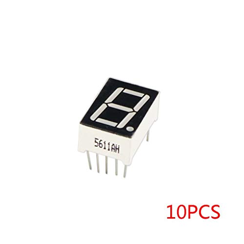 Busirde 10pcs catodo comune 10-Pin 1 Bit 7 segmenti 0,56