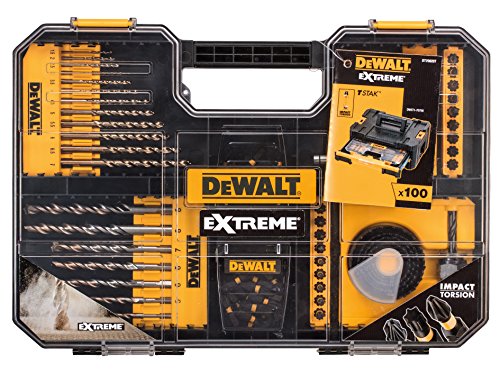 DeWalt Extreme DEWDT70620T set di punte e SDS, giallo, set da 100 pezzi