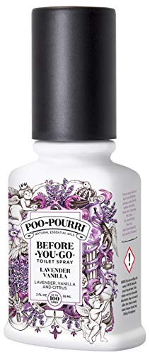 Poo-Pourri Lavanda Vaniglia Toilette Spray elimina odori da Bagno, 59 ml