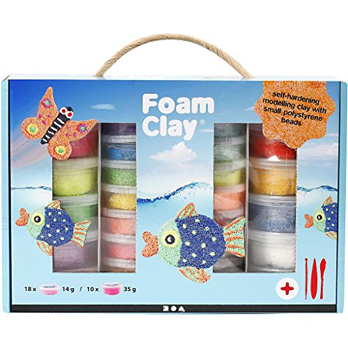 Foam Clay® set di stoviglie, colori assortiti
