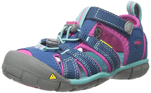 KEEN Seacamp II CNX, Sandali da Arrampicata Unisex-Adulto, Blu (Poseidon/Very Berryposeidon/Very Berry), 39 EU