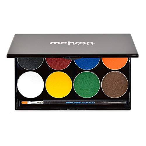 Mehron Paradise Makeup AQ - 8 Color Palette - Basic