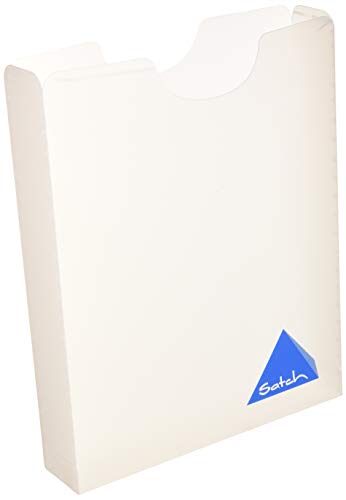 Satch SAT-BOX-001-000 -Cartella porta documenti in plastica trasparente
