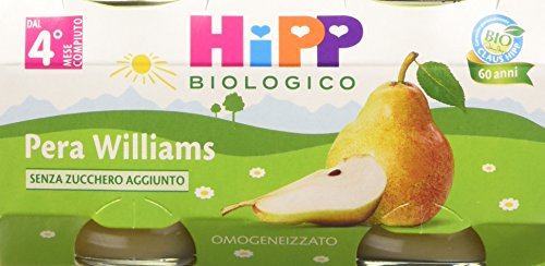 Hipp Omogeneizzato Pera Williams - 24 vasetti da 80 g