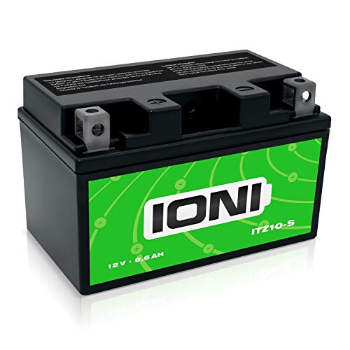 Batteria per motocicletta 12 V, 8,5 Ah, AGM agli Ioni di litio (tipo – MG10ZS / simile a YTZ10S)