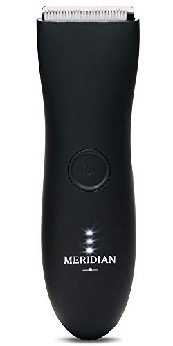 Il trimmer di Meridian: rasoio elettrico sotto la cintura costruito per gli uomini | Taglio senza sforzo | Rasoio impermeabile bagnato / secco & corpo