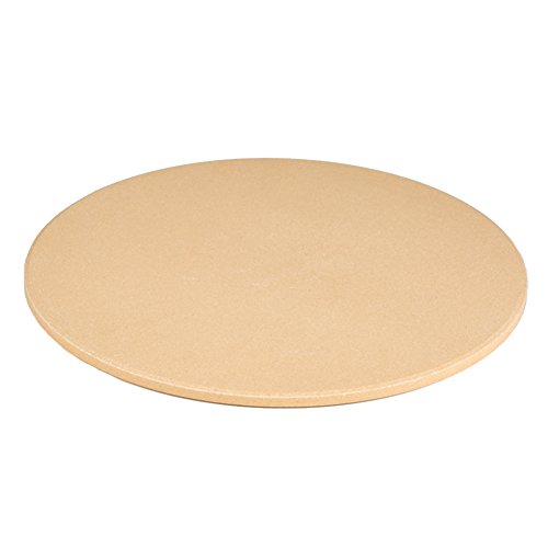 HomDSim - Pietra rotonda per pizza da 30,5 cm, per forno e barbecue 12.6 Inch Oro