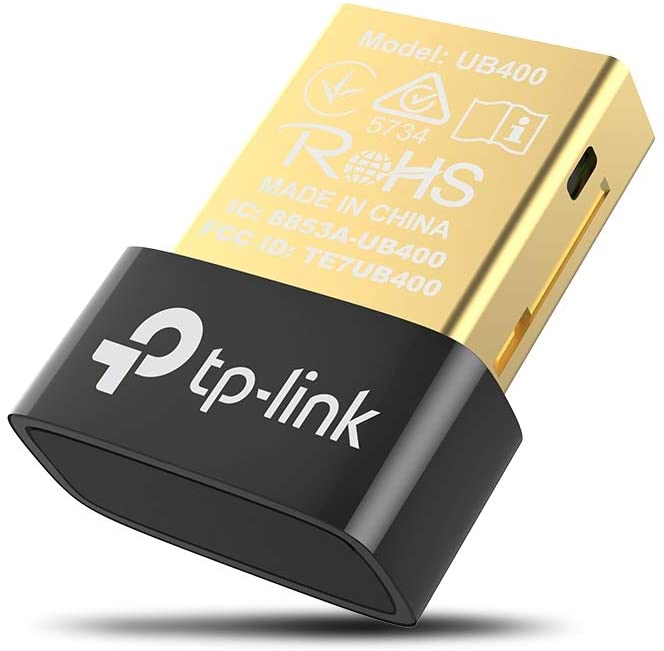 TP-Link UB400 Adattatore Bluetooth USB 2.0 Dongle Bluetooth 4.0 Wireless, Portata 10 m, Compatibile con Windows 10 / 8.1 / 8 / 7 / XP