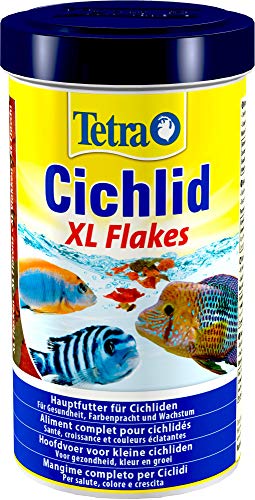 Tetra Cichlid Fiocchi Grandi, Mangime Specifico per Pesci Ciclidi, 500 ml