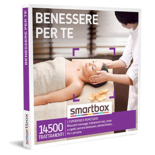 smartbox - Cofanetto Regalo per Donna - Benessere per Te - Idee Regalo Originale per lei - 1 Esperienza Relax per 1 Persona
