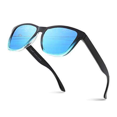 Cyxus Occhiali da sole per uomo e donna, lenti polarizzate, protezione 100% UV400, antiriflesso, occhiali polarizzati per guida ciclismo golf pesca sci corsa
