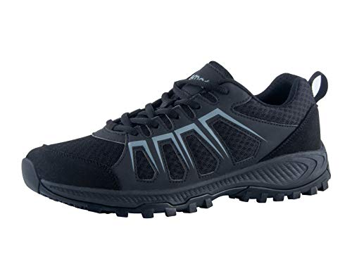 riemot Sneakers Uomo Donna, Scarpe da Sportive, Trail Running, Trekking, Ginnastica, Corsa, Fitness Estive Casual Basse Nero Donna 37 EU