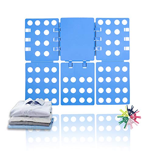 ValueHall Piega Abiti 57 x 68 cm Magliette Piega Camicie Piega Organizzatore Pannello Piega Vestiti Indumenti Pantaloni Adulti V7031A (Blu)