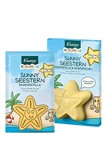 Kneipp Naturkind Sunny - Cristalli da bagno e pirottini di sabbia, 60 g