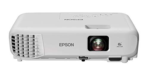 Epson Videoproiettore EB-E01, Tecnologia 3LCD, Rapporto di contrasto di 15.000:1, 3300 Lumen, HDMI, WiFi, Videoproiettore Portatile XGA, Proietta fino a 350 pollici