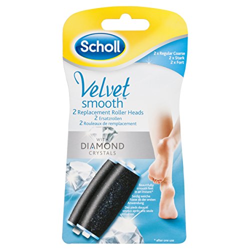 Scholl Velvet Smooth Express Pedi - Confezione da 2 rulli di ricambio