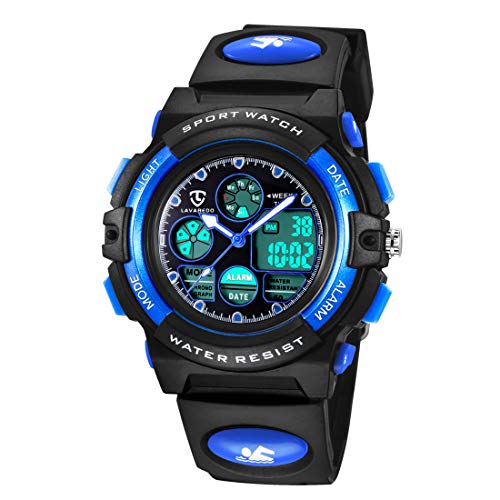 Orologi,Orologi per bambini, Ragazzi adolescenti Digital Sport aperta Multifunzione Orologio elettronico impermeabile digitale con allarme chiaro