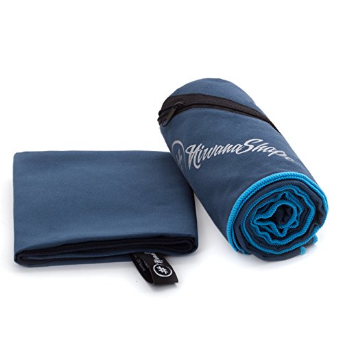 NirvanaShape ® Asciugamani in Microfibra | assorbenti, Leggeri, asciugano in fretta | Asciugamani da Bagno, Asciugamani da Viaggio, Spiaggia, Asciugamani Sportivi | Ideali per Fitness, Yoga, Sauna