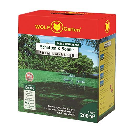 Wolf-Garten Premium Prato per ombra e sole, per 200 mq