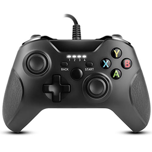 Zexrow Xbox One Game Controller, Controller cablato per Xbox One, Dual Vibrazione USB Wired Game Controller Gamepad compatibile con Microsoft Xbox One/X/S/Elite