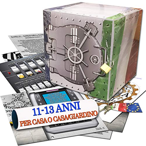Caccia al tesoro in scatola - il Caveau della banca - 11-13 anni - per feste di compleanno - giochi per bambini
