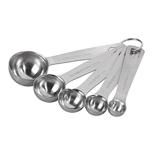 Tala Set of 5 Stainless Steel Measuring Spoons