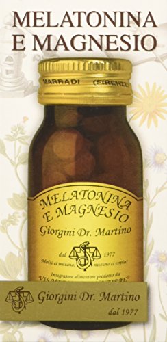 Dr. Giorgini Integratore Alimentare, Melatonina e Magnesio Pastiglie - 45 g, kapseln, vegan;free from preservatives;free from synthetic dyes