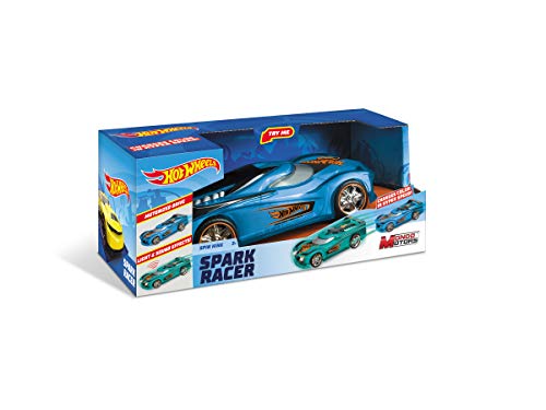Mondo Motors - Hot Wheels Spark Racers Spin King - macchina a frizione per Bambini - luci e suoni - 51198