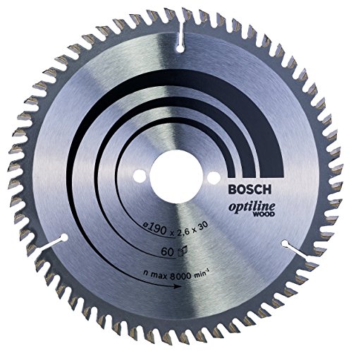 Bosch 2 608 641 188 Optiline Lama Circolare, 190x30, 60 Denti