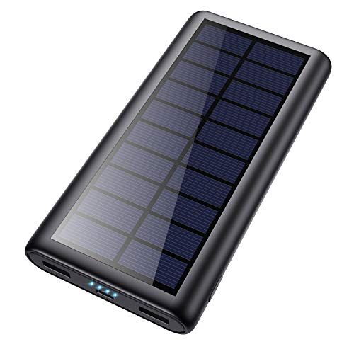 HETP [Versione a Risparmio Energetico Power Bank Caricabatterie Portatile Solare 26800mAh Batteria Portatile [Avanzato Intelligente Controllo IC] Universale Batteria Esterna per iPhone Samsung Huawei