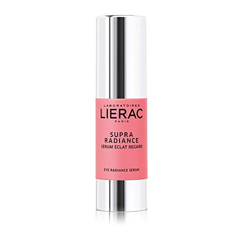 Lierac Supra Radiance Siero Occhi Illuminante Antirughe con Acido Ialuronico, per Tutti i Tipi di Pelle, Formato da 15 ml