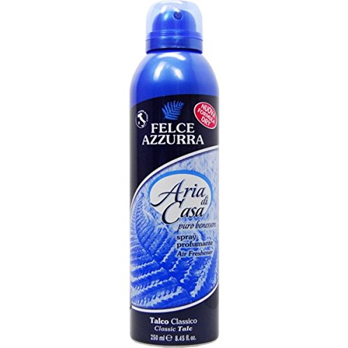 6 x Felce Azzurra “Aria di Casa” - Profumatore spray per ambienti al talco, classico, da 250 ml