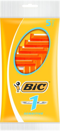 BIC 1, rasoio a lama singola, confezione da 5